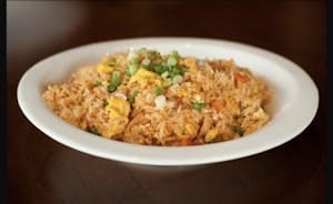 Korean Kimchi Chicken Fried Rice.