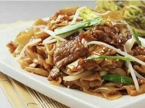 Beef Flat Noodles.